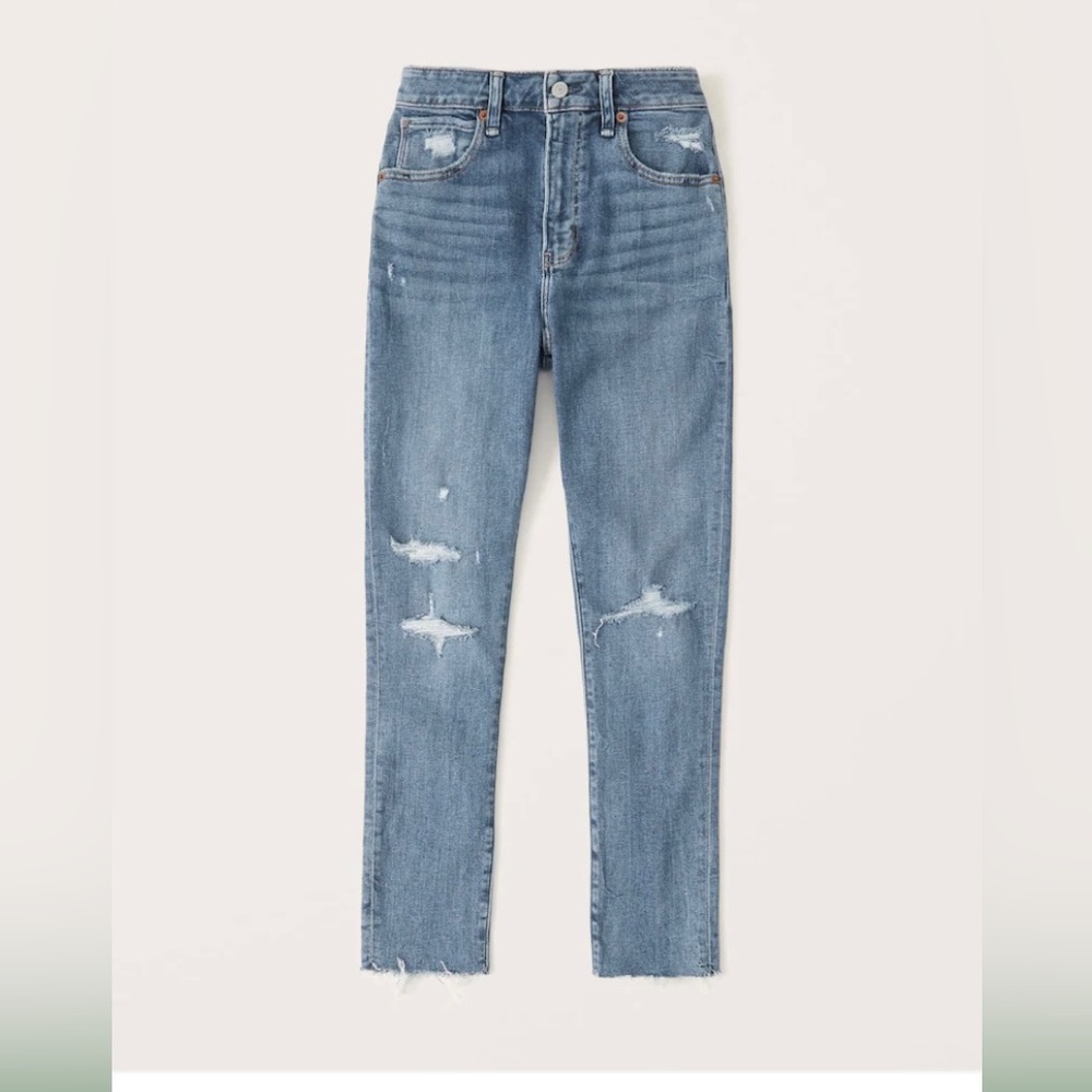 Abercrombie super skinny ankle high rise, size 4 / 27